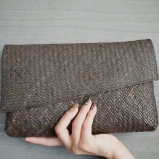 ラタンクラッチバッグ