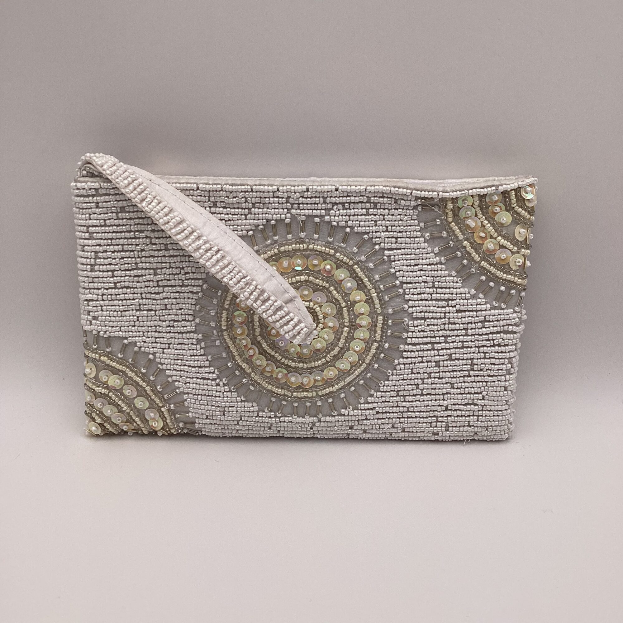 ビーズ刺繍クラッチバッグ - 画像 (2)