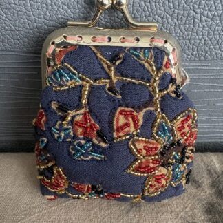 ビーズがま口コイン財布