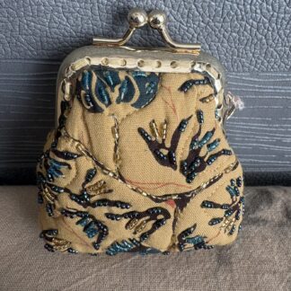 ビーズがま口コイン財布